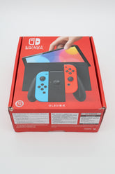 Nintendo Switch (OLED) Red and Blue (Open Box)